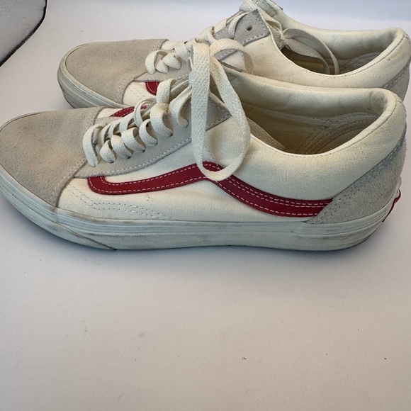 Vans Men’s Size 8/Wmn  9.5 Unisex Vintage Cream Lace Up Sneaker Athletic Shoes - Picture 1 of 16